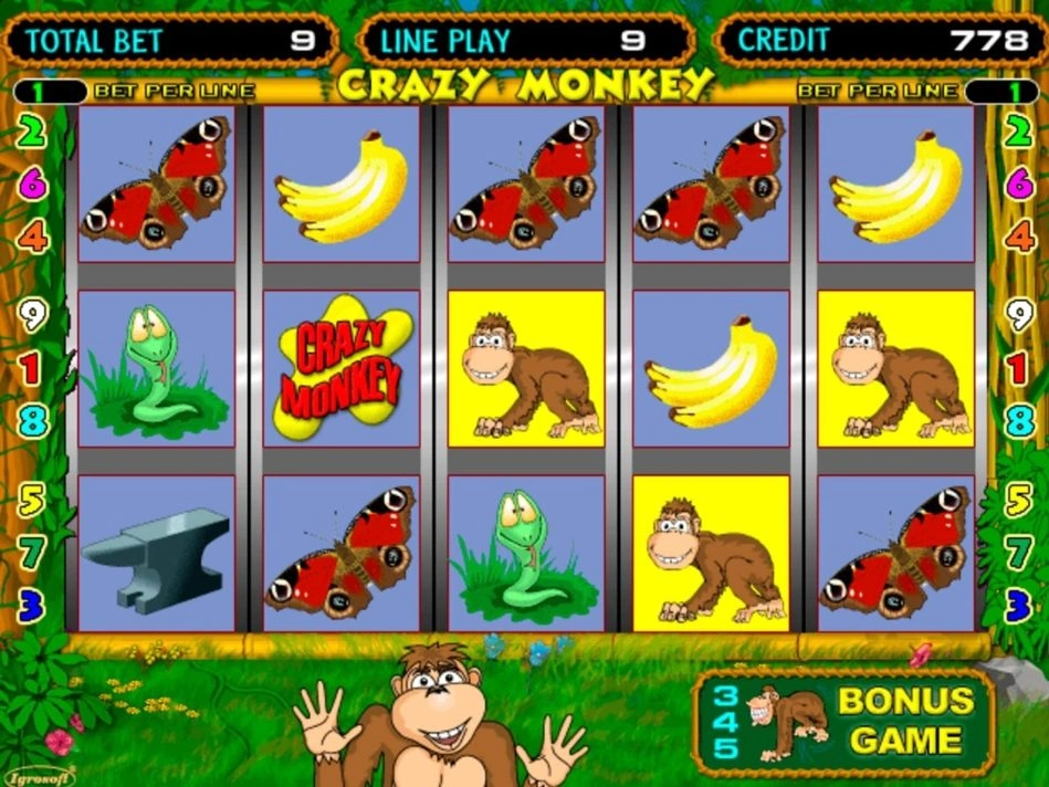 crazy monkey slot